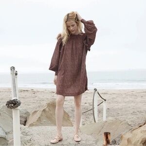 Doen floral XS dress long sleeve